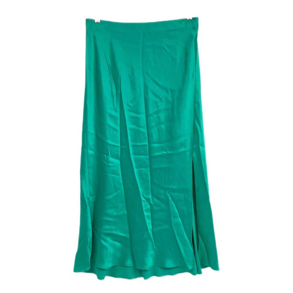Rails Jade Green Satin Midi Skirt | Size M